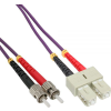 Inline 82575P InfiniBand és száloptikai kábel 7,5 M 2x SC 2x ST Lila (82575P)