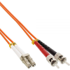 Inline 88502 InfiniBand és száloptikai kábel 2 M 2x LC 2x ST Narancssárga (88502)