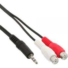 Inline 89941A audio kábel 0,2 M 3.5mm Fekete (89941A) kábel és adapter