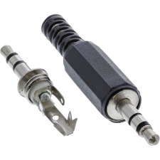 Inline 99100 3.5mm Fekete, Ezüst kábel és adapter