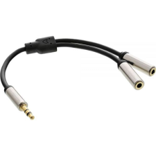 Inline 99250 audio elosztó Fekete (99250) kábel és adapter