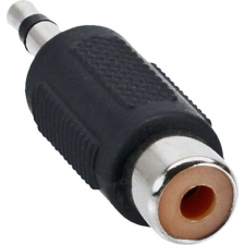 Inline 99326 csatlakozó átlakító 3.5mm jack male RCA Fekete (99326) kábel és adapter