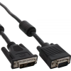 Inline DVI-A - D-Sub M-M 5m D-sub (DB-25) Fekete (17782B)