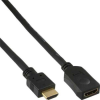 Inline HDMI M-F 5m HDMI kábel HDMI A-típus (Standard) Fekete (17635G)