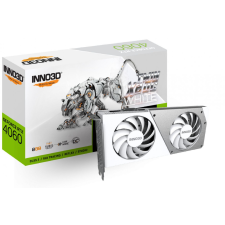 INNO3D GeForce RTX 4060 8GB DDR6 Twin X2 OC White (N40602-08D6X-173051W) videókártya