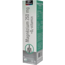 InnoPharm Innopharm magnézium 250mg + B6-vitamin pezsgőtabletta 20db gyógyhatású készítmény