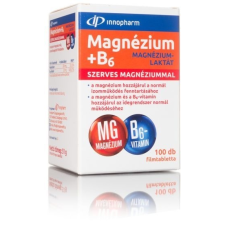 InnoPharm Innopharm Magnézium-laktát + B6 filmtabletta 100db gyógyhatású készítmény