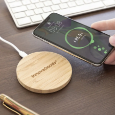 InnovaGoods Bambusz vezeték nélküli töltő Wirber InnovaGoods mobiltelefon kellék