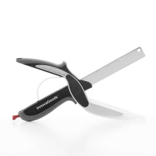 InnovaGoods Olló-Kés Integrált Vágódeszkával, KNITCEN KNIFE-SCISSORS, Kitchen Cookware, Videóbemutatóval konyhai eszköz