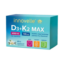  INNOVELLE D3+K2 MAX 4000NE RAGOTABL. 60X vitamin és táplálékkiegészítő