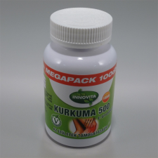Innovita kurkuma 500e-vitaminnal 100 db gyógyhatású készítmény