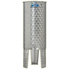  Inox 50 l-es bortartály, úszófedeles, paraffinos, 1 csappal (Zottel) (10489)