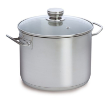 Inox fazék+fedő 7,2L 22cm edény