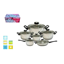  Inox Lábas szett 12 részes edény