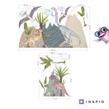 INSPIO Falimatricák - A dinoszauruszok világa (9327f) tapéta, díszléc és más dekoráció