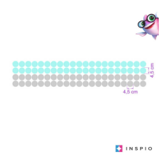 INSPIO Falmatricák - Pöttyök mentolos-szürke színben (9525f) tapéta, díszléc és más dekoráció