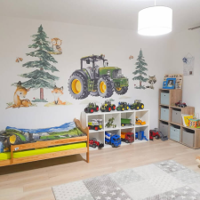 INSPIO Traktor falmatrica - Traktor faltetoválás N.2 - 94x140cm  (3633f) tapéta, díszléc és más dekoráció