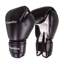 Insportline Boxkesztyű inSPORTline Metrojack fekete-fehér 12oz boksz és harcművészeti eszköz