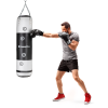 Insportline Boxzsák inSPORTline Robkin 120x35 cm fekete-fehér