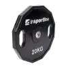 Insportline Gumírozott súlyzótárcsa inSPORTline Ruberton 20 kg