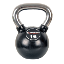 Insportline Gumis súlyzó krómozott fogantyúval inSPORTline Ketlebel 16 kg kettlebell