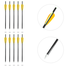 Insportline Laminált nyilak inSPORTline Frankson 34cm 10 db vadász és íjász felszerelés