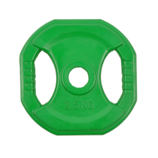 Insportline Szögletes gumizott súlyzótárcsa inSPORTline Pump 2,5 kg súlytárcsa