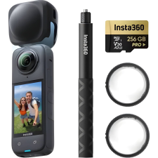 Insta360 X4 Akciókamera Explorer Combo Csomag - Fekete sportkamera