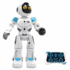  Intelligens robot 5+ éves gyerekeknek, távirányítóval, programozható, 50 mozgással, hangokkal és fényekkel, 40 cm magas, fehér színű