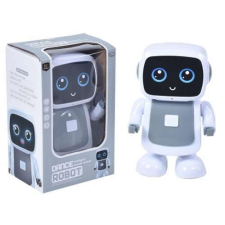 Intelligens robot, táncol, fény és hangeffektek játékfigura