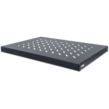 Intellinet 1U 19" Fixed Shelf rack polc 345mm fekete (712521) (in-712521) asztali számítógép kellék