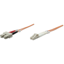 Intellinet 2m LC/SC száloptikás kábel OM1 Narancssárga (471268) kábel és adapter