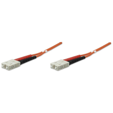 Intellinet 470018 multimódusú üvegszálas patch kábel SC-SC Duplex 2m - Narancssárga kábel és adapter