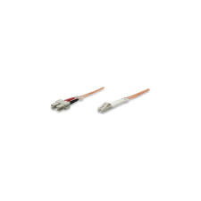 Intellinet 470353 száloptikás kábel 1 M LC SC OM2 Többszínű, Narancssárga (470353) kábel és adapter