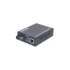 Intellinet 545068 hálózati média konverter 1000 Mbit/s Single-mode Fekete (545068) hub és switch
