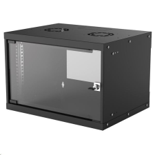 Intellinet 6U 19" fali rack szekrény 400x540x353; IP20-védelem fekete (714143) egyéb hálózati eszköz