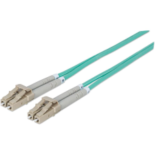 Intellinet 750134 száloptikás kábel 2 M LC OM3 Türkizkék (750134) kábel és adapter