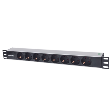 Intellinet hálózati elosztó 19" PDU 8xschuko 1.8m (714037) (inte-714037) asztali számítógép kellék
