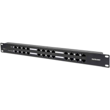 Intellinet Patchpanel 1HE 24-Port Cat5e PoE schwarz (720342) asztali számítógép kellék