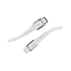 Intenso C315L USB-C apa - Lightning apa 2.0 Adat és töltőkábel - Fehér (1.5m) (7902002)