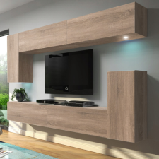 Intenso Concept-50 nappali faliszekrény sor - 200 cm (sonoma tölgy) bútor