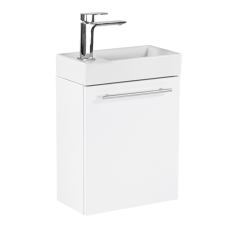 Intenso fürdőszoba alsószekrény mosdókagylóval - 40 cm (magasfényű fehér) fürdőszoba bútor