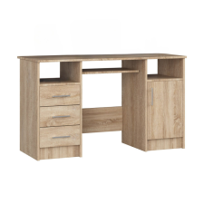Intenso íróasztal - 124 cm - sonoma tölgy íróasztal
