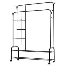 Intenso kerekes ruhaállvány polcokkal - 130 x 157 cm bútor