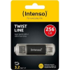 Intenso Twist Line 256 GB USB Type-A / USB Type-C 3.2 Gen 1 3.1 Gen 1 Antracit Pendrive (3539492)