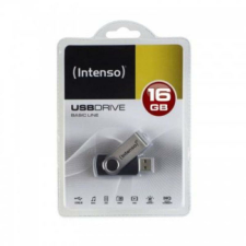 Intenso USB Memória INTENSO 3503470 16 GB Kulcstartó Fekete Fekete/Ezüst színű DDR3 SDRAM memória (ram)