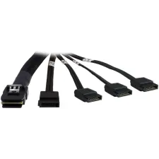 Inter-Tech 88885237 SATA kábel 0,65 M Fekete kábel és adapter