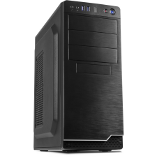 Inter-Tech IT-5916 Számítógépház - Fekete + 500W PSU számítógép ház