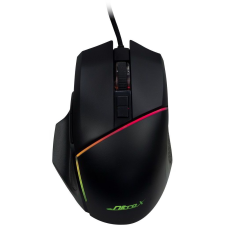 Inter-Tech Nitrox GT-100 RGB Gaming Egér - Fekete egér