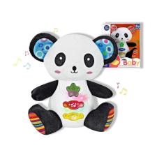 Interaktív babajáték hangokkal és fényekkel 15 cm - Panda elektronikus játék